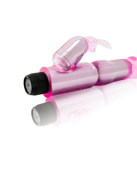 Baile Vibrators BAILE - VIBRATOR WITH ADJUSTABLE PINK STIMULATOR