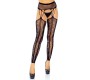 Leg Avenue Hosiery FOOTLESS GARTERBELT STOCKINGS ONE SIZE