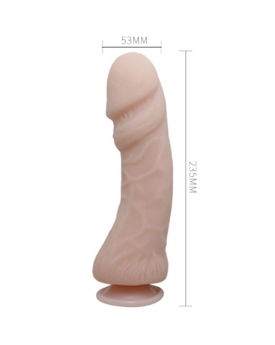 Baile Vibrators LIELAIS PENIS REĀLISTS UN VIBRĒJOŠS DILDO MĪKSTS 23,5 CM