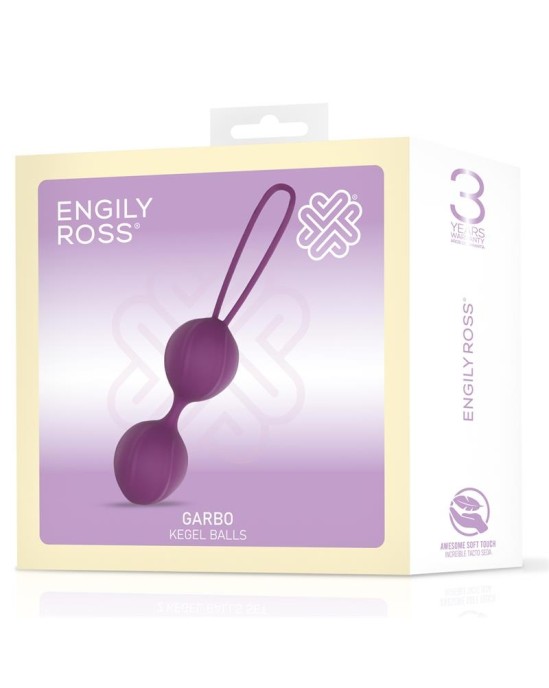 Engily Ross Garbo Double Kegel Ball Silicone Purple