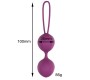 Engily Ross Garbo Double Kegel Ball Силиконовый Фиолетовый