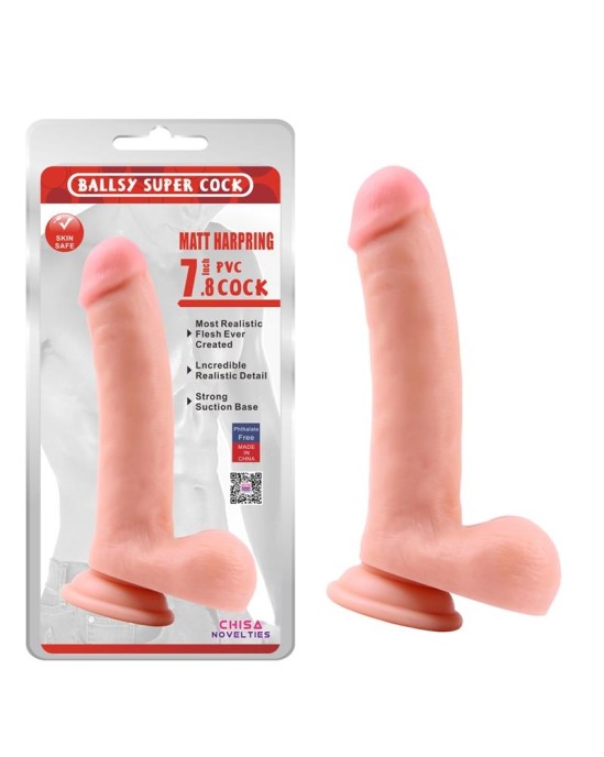 Chisa Dildo Matt Harpring 20 x 4 cm Mīkstums