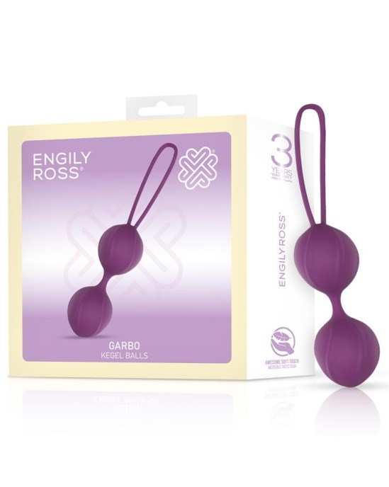 Engily Ross Garbo Double Kegel Ball Силиконовый Фиолетовый