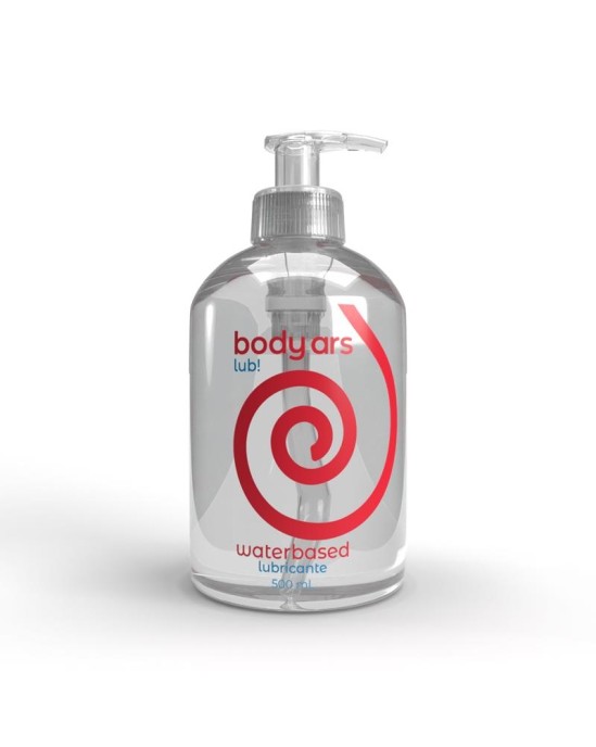 Body Ars Water Base Lubricant Gel Natural Dispenser 500 ml
