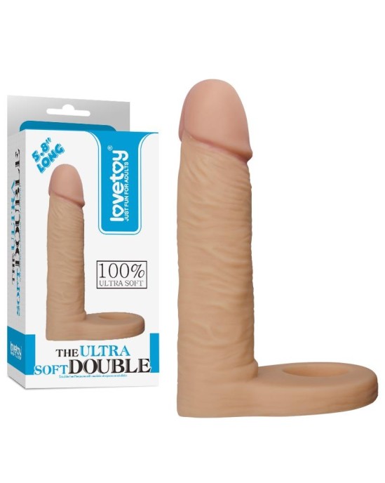 Lovetoy Dildo The Ultra Soft Double 5.8 Flesh