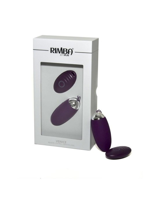 Rimba Toys Egg Vibrator with Remote Control Venice Purple