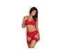 Obsessive Jolierose 3 Pieces Set Red