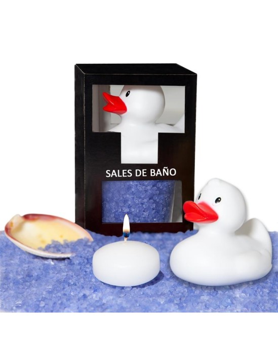 Diverty Sex Bath Salts Set Lavender Duck, Candle and Shell 150gr