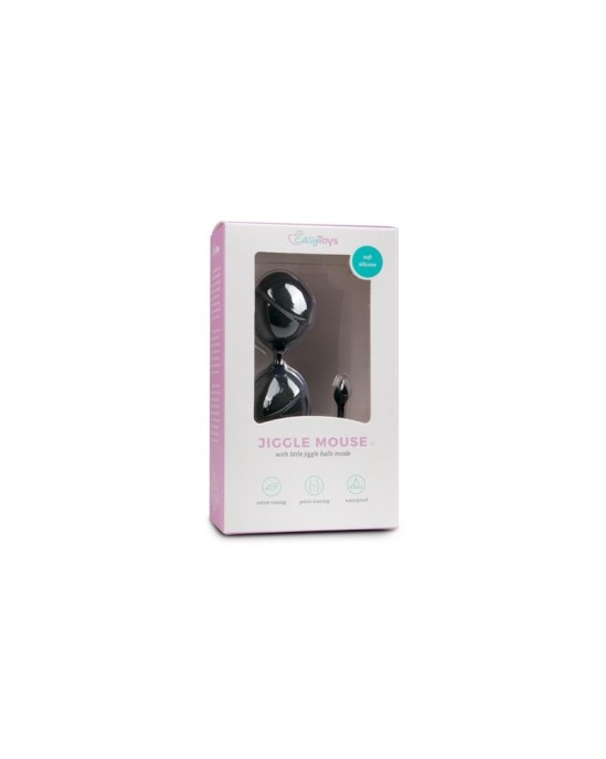 Easytoys Double Vagina Balls Black