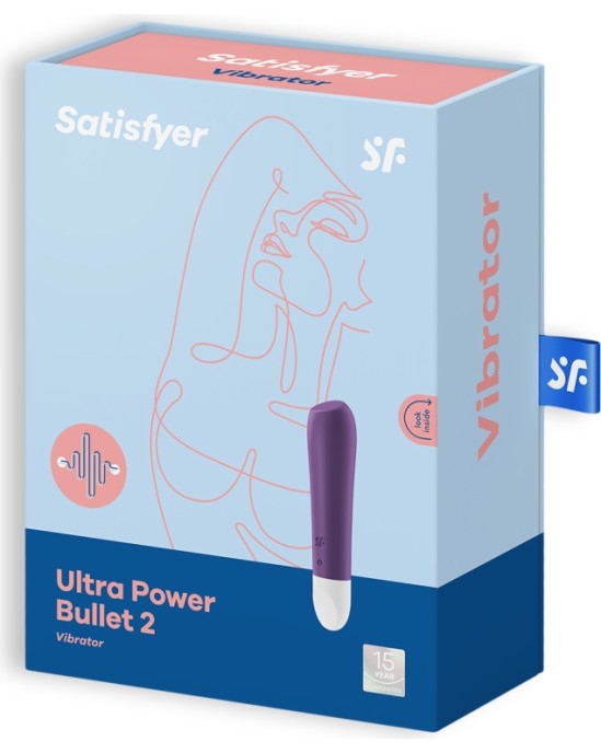 Satisfyer УЛЬТРА МОЩНАЯ ПУЛЯ 2 ФИОЛЕТОВЫЙ