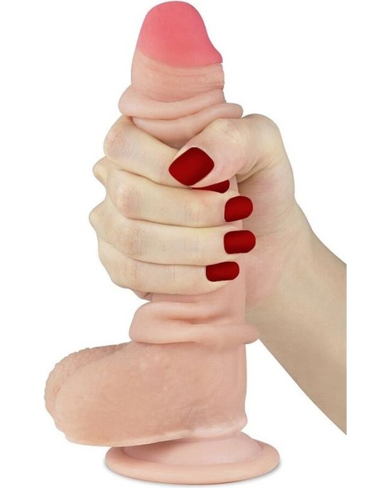 Lovetoy Dildo Sliding 7 Flesh