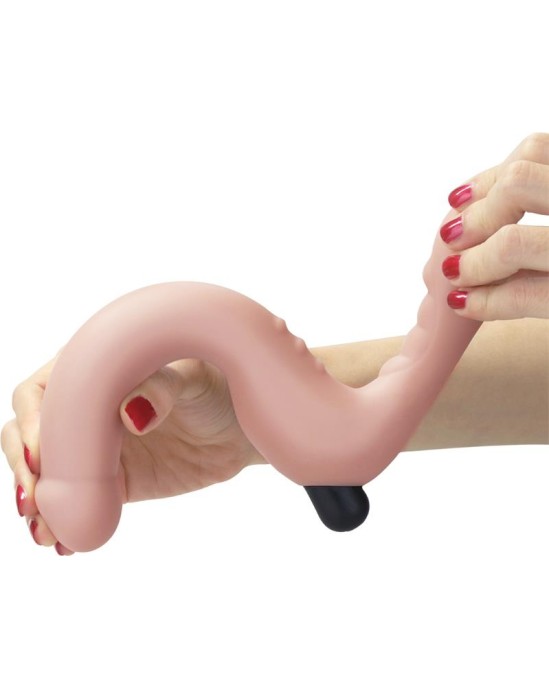 Lovetoy Bez lencītēm dubultā dildo silikona USB