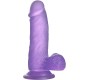 Lovetoy Dildo želejveida kniedes 6 violetas