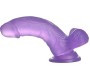 Lovetoy Dildo želejveida kniedes 6 violetas