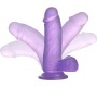 Lovetoy Dildo želejveida kniedes 6 violetas