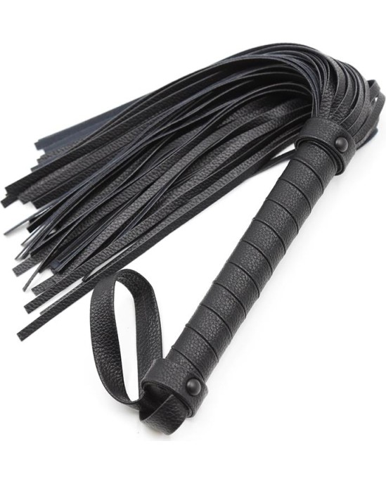 Latetobed Bdsm Line Classic Flogger 42 cm Melns