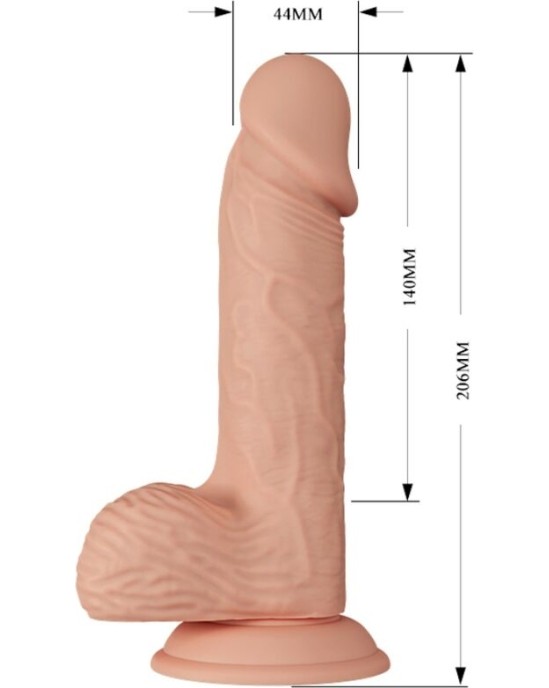 Baile Dildos BAILE — SKAISTĀS VIBRĀCIJAS CATOBLEPAS 20,6 CM NATURAL