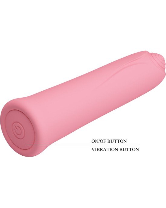 Pretty Love Flirtation PRETTY LOVE - CURTIS MINI SUPER POWER VIBRATOR 12 PINK SILICONE VIBRATIONS