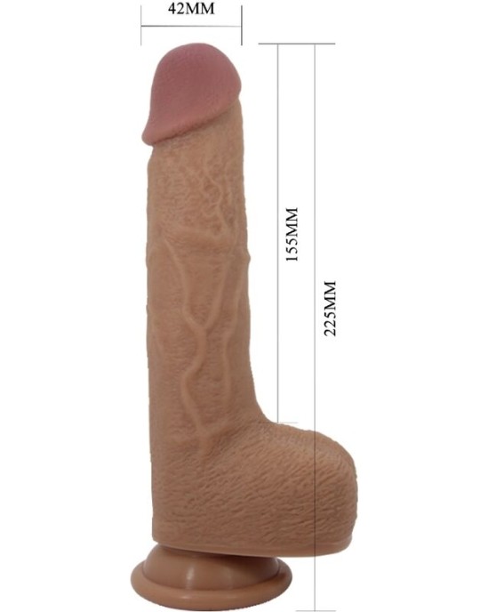 Pretty Love Flirtation PRETTY LOVE - TOMMY REALISTIC DILDO VIBRATOR 22.5 CM