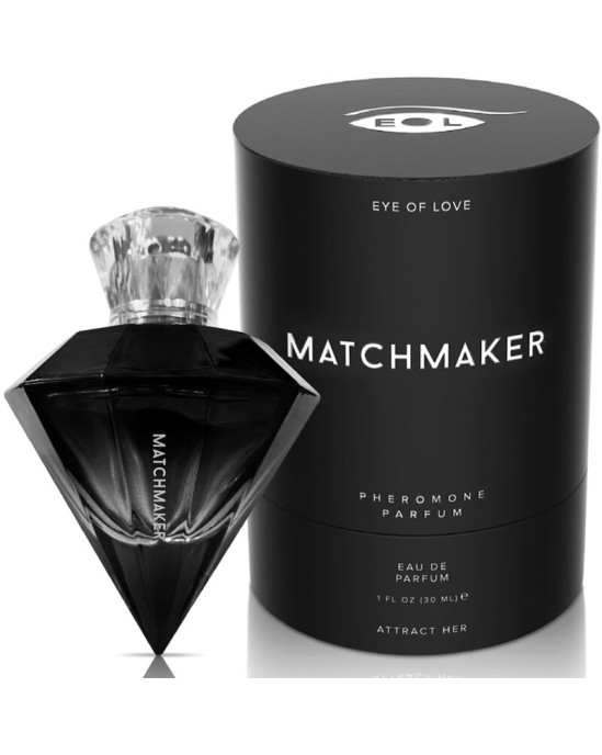 Eye Of Love MATCHMAKER BLACK DIAMOND PHEROMONE PERFUME ATTRACT HER 30 ML