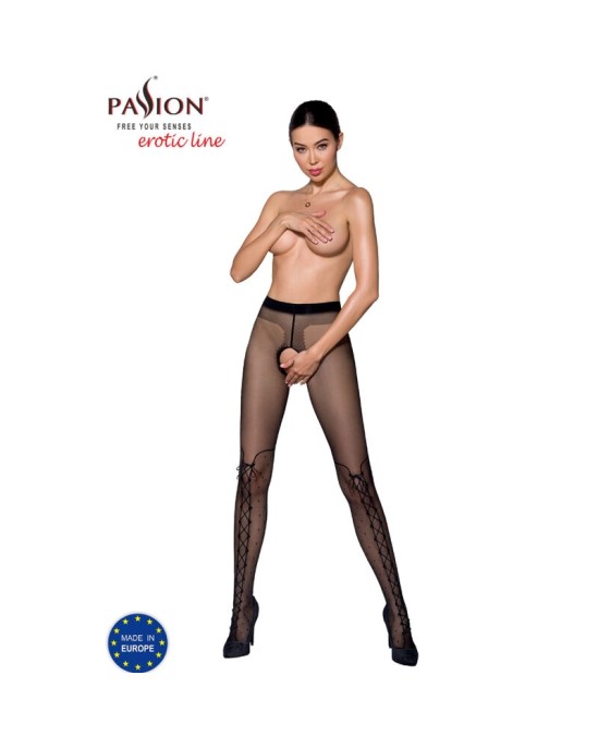 Passion Woman Garter & Stock PASSION — TIOPEN 009 STOCKING BLACK 1/2 (20 DEN)