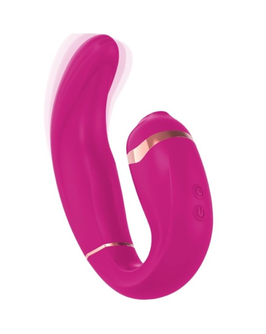 Adrien Lastic MYG CLITORIS SUCKER UN G-POTA STIMULĀTORS ROZĀ