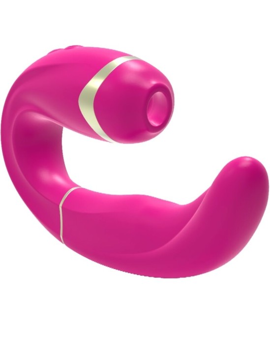 Adrien Lastic MYG CLITORIS SUCKER UN G-POTA STIMULĀTORS ROZĀ