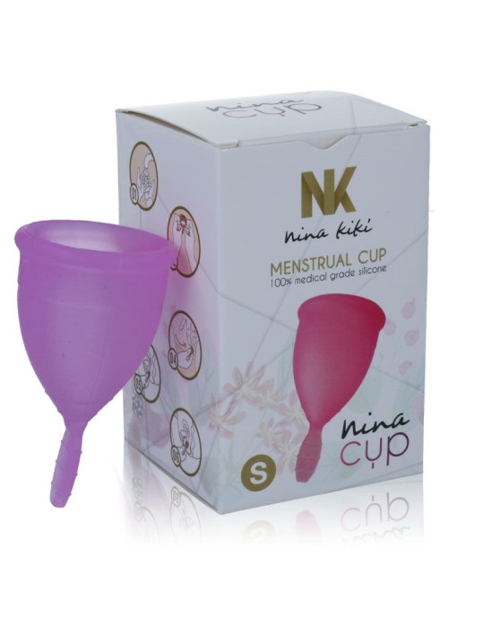 Nina Kikí NINA CUP MENSTRUĀLĀ KAUZES IZMĒRS PURPULA S