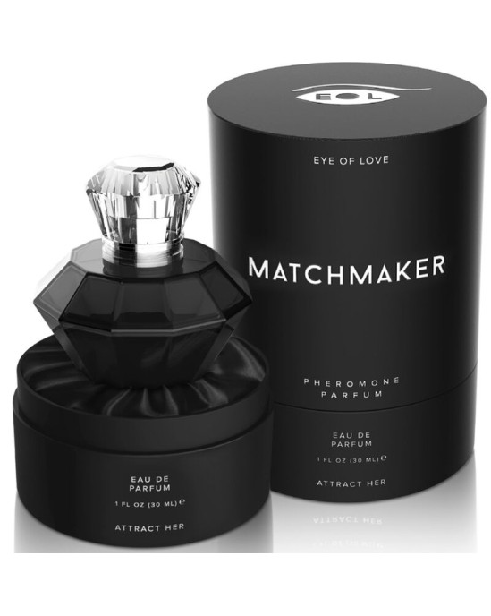 Eye Of Love MATCHMAKER BLACK DIAMOND PHEROMONE PERFUME ATTRACT HER 30 ML