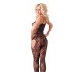 Amorable Rimba Floral Open Catsuit Black One Size