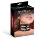 Cinderella Collar Wide with Ring Vegan Leather One Size