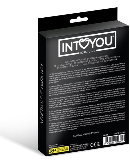 Intoyou Bdsm Line Felicia Venēcijas maska Nr.1