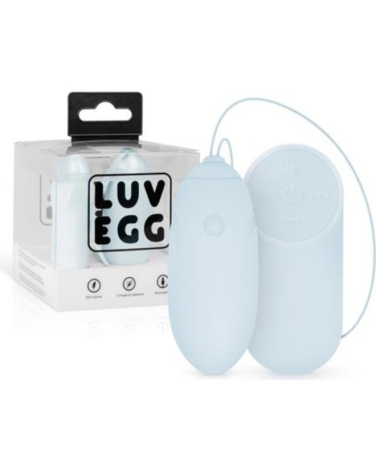 Luv Egg Vibrating Egg USB Blue