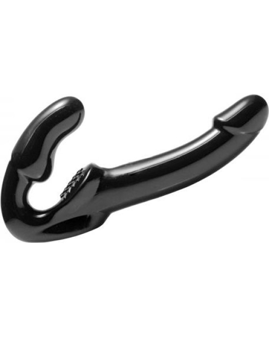 Strap U Revolvera siksna bez siksnām G-Spot Dildo Black