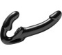 Strap U Revolver Strapless Strap On G-Spot Dildo Black