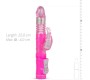 Easytoys Rabbit Vibrator Thrusting and Rotating Balls Pink