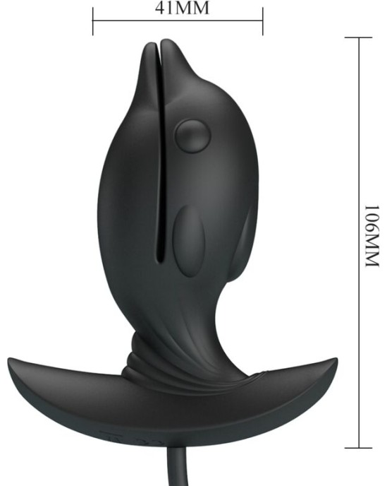 Pretty Love Bottom PRETTTY LOVE - PIEPŪŠAMS UN UZLĀDĒJAMS DELFIN ANĀLAIS SPRIEĶIS