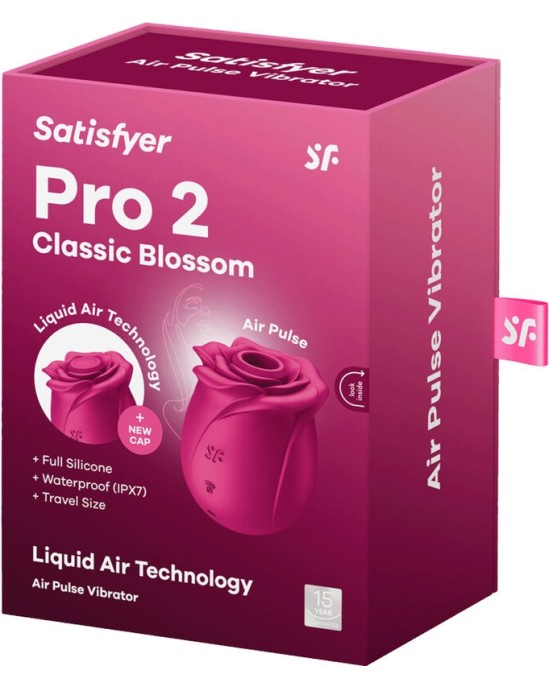 Satisfyer Air Pulse APMIERINĀTĀJS - AIR PULSE PRO 2 CLASSIC BLOSSOM VIBRATORS