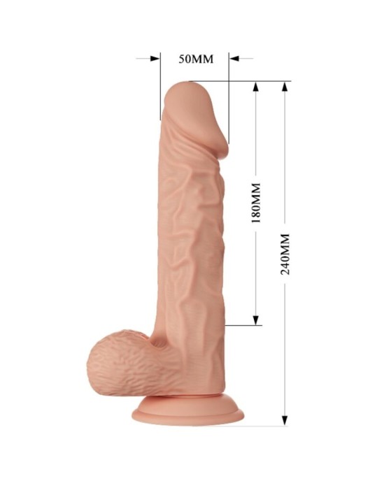 Baile Dildos SKAISTA SATIKŠANĀS BURAQ TRUSTING 24 CM - MIESA
