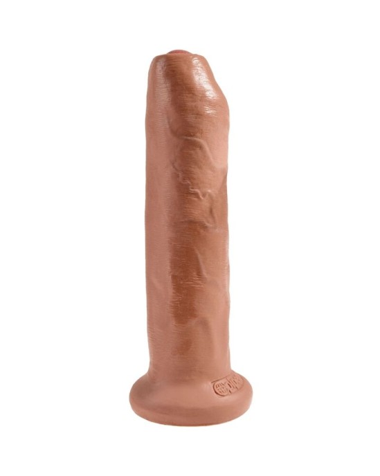 King Cock UNCUT REALISTIC PENIS 17.8 CM CARAMEL