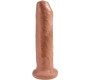 King Cock UNCUT REALISTIC PENIS 17.8 CM CARAMEL