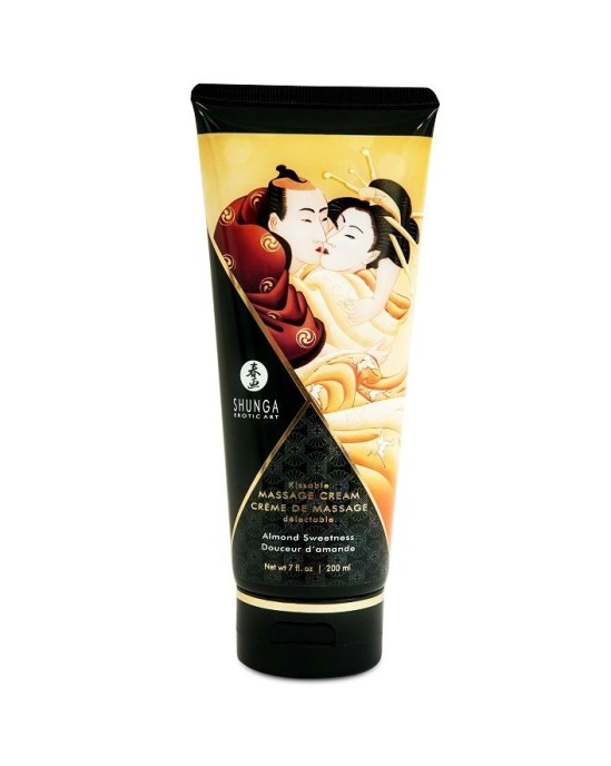 Shunga Massage Cream ШУНГА - МАССАЖНЫЙ КРЕМ СЛАДКИЙ МИНДАЛЬ 200 МЛ