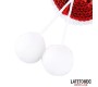 Latetobed Bdsm Line Nipple Pasties with Red Sequin Pom-Pom