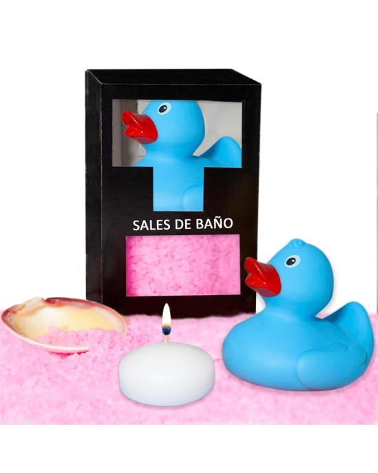 Diverty Sex Set Bath Salts Rose Duck, Candle and Shell 150 gr