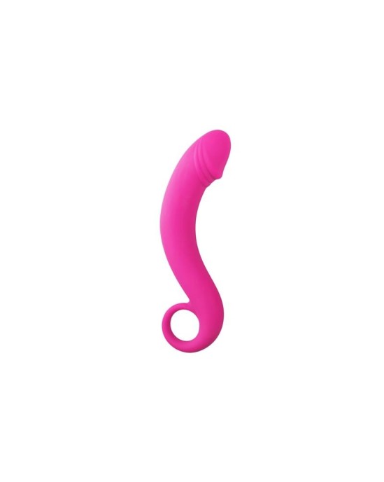 Easytoys Pink Silicone Dildo - Prostate