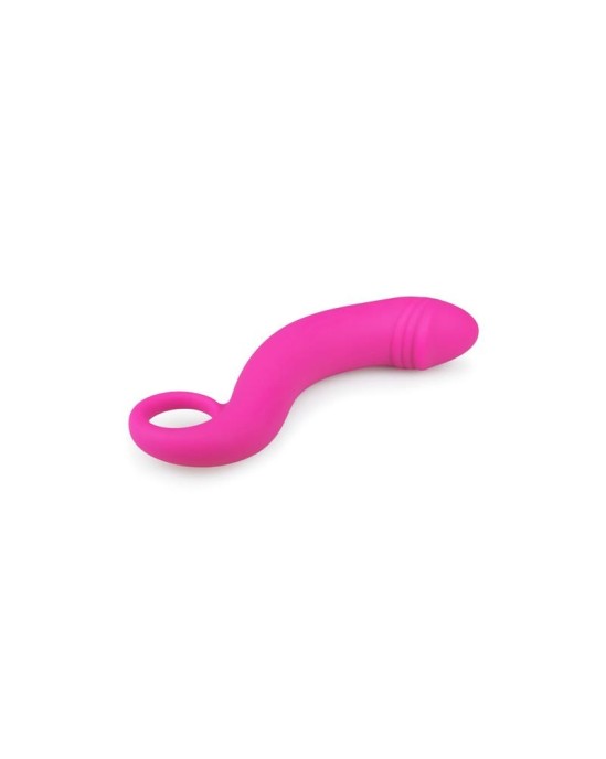 Easytoys Rozā silikona dildo – Prostata