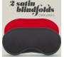 Crushious 2 SATIN BLINDFOLDS BLACK & RED