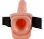 Fetish Fantasy Series ADJUSTABLE HARNESS REMOTE CONTROL REALISTIC PENIS WITH TESTICLES 17.8 CM