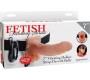 Fetish Fantasy Series ADJUSTABLE HARNESS REMOTE CONTROL REALISTIC PENIS WITH TESTICLES 17.8 CM