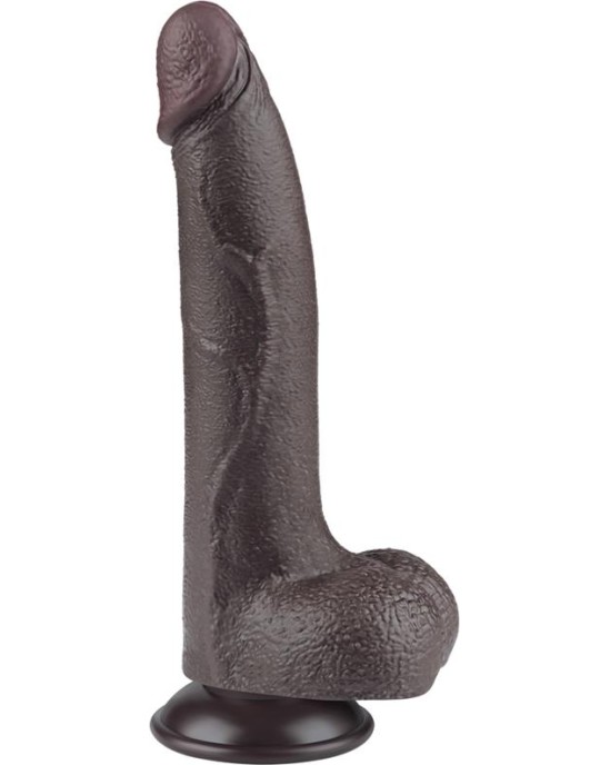 Lovetoy Bīdāmā āda divslāņu dildo 8.5